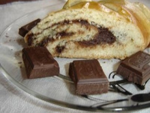 Pão de chocolate com canela