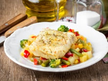 Filé de tilapia na frigideira sem óleo