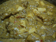 Frango com molho de mostarda