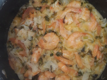 Moqueca de camarão simples