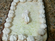 Pavê de limão e suspiro