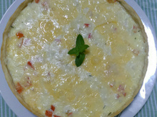 Torta de queijo fresco