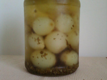 Cebolinhas em conserva