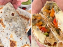 Como preparar wraps de frango, legumes e queijo: uma receita caseira que você pode congelar e ter pronta em minutos