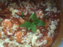 Camarão com molho de tomate