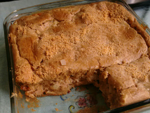 Bolo de atum com palmito