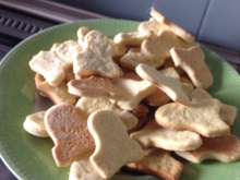 Biscoitos glaçados de Natal
