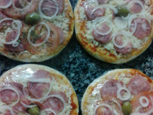 Mini-pizza deliciosa