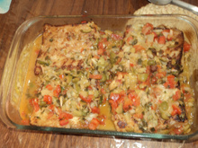 Pirarucu recheado ao forno