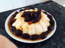 Flan especial (calda de ameixas)