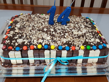 Bolo de festa simples