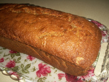 Bolo de banana integral da Carol