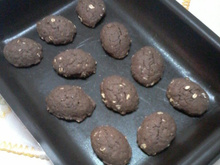 Biscoitos de aveia e chocolate