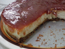 Cheesecake de ricota e goiabada