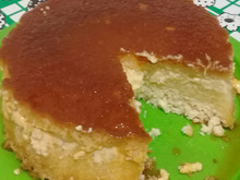 Torta-pudim de tapioca