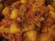 Carne seca na pressão