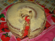 Bolo de refrigerante de laranja