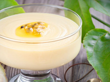 Mousse simples de maracujá