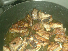 Costela ao molho barbecue (Ribs On The Barbie) com batatinha frita