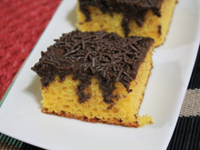 Bolo de Cenoura com Chocolate