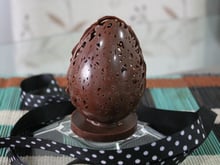Ovo de chocolate rendado