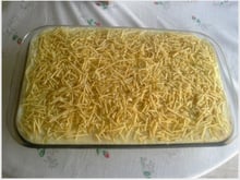 Escondidinho de batata com lentilha