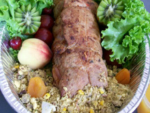 Lombo de porco recheado