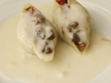 Conchiglioni recheado de ratatouille