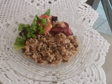 Arroz com lentilhas