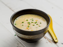 Sopa-creme de milho verde