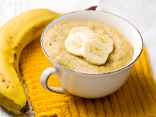 Bolo de caneca de Banana