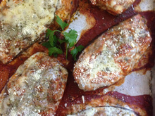 Berinjela ao forno com carne moída