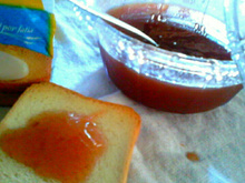 Geleia de uva niagara