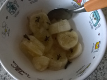 Sobremesa nutritiva de banana