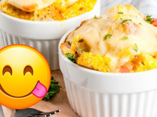 Torta salgada fit de frango na airfryer: receita prática, fácil e saudável