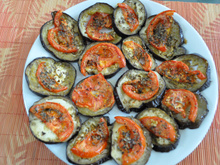 Berinjela de forno à moda Cris