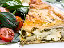 Deliciosa torta de espinafre e ricota