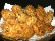 Bolinhos de arroz com queijo