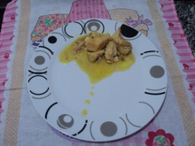 Coxinhas de frango ao molho mostarda