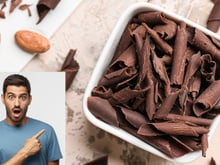 Em poucos segundos tá pronto: o utensílio inesperado para fazer lascas de chocolate em casa