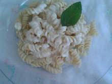 Macarrão ao molho branco