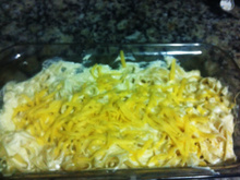 Macarrão com molho branco cremoso