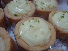Mini torta de limão da Lú