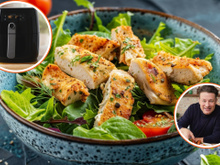 Chef-celebridade libera receita de frango na airfryer que fica pronta em 30 minutos: prato suculento, macio e saboroso para o seu almoço