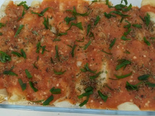 Panqueca de queijo com palmito