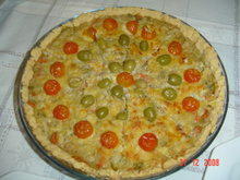 Quiche light de verão