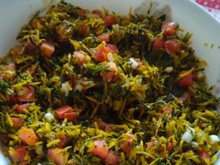 Salada de casca de abóbora