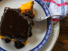 Bolo de cenoura com brigadeiro low carb