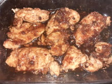 Filé de frango com geleia