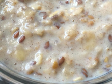 Papa / mingau de aveia (opção saudável para café da manhã)